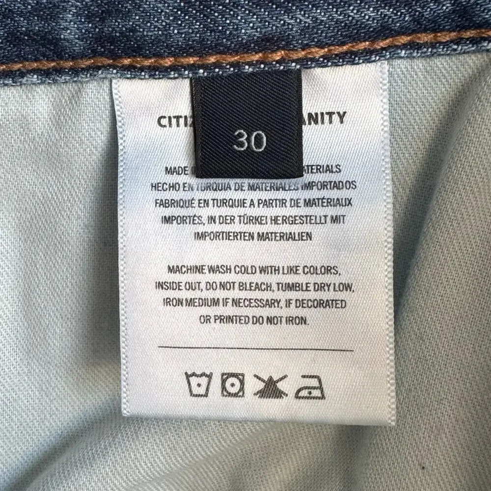 NEW Citizens of Humanity Annina Trouser Jeans in Pinnacle Wash Size 30 - Picture 10 of 16